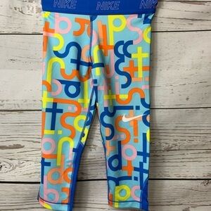 NWT Nike Mesh Capri Leggings